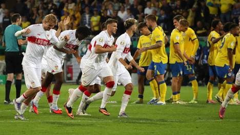 Der VfB Stuttgart setzte sich gegen Braunschweig im Elferschießen durch