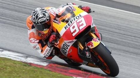 Marc Marquez war am ersten Tag in Sepang der Schnellste