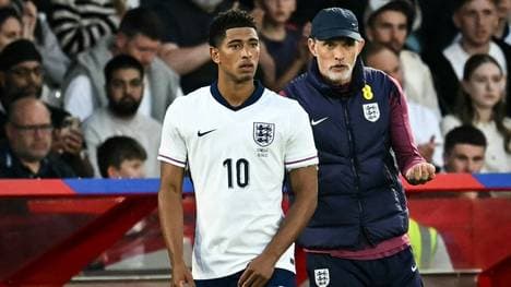 Uneins: Thomas Tuchel und Jude Bellingham