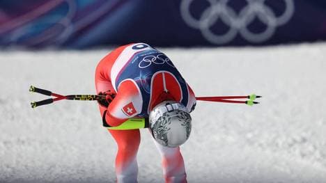 Marco Odermatt holte beim olympischen Super-G Bronze