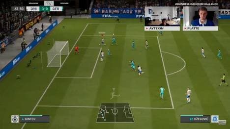 Deniz Aytekin musste sich Felix Platte geschlagen geben