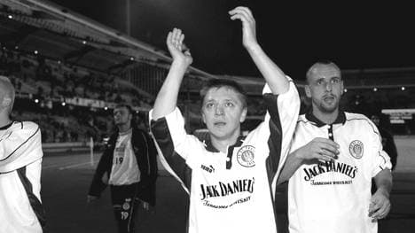 Andrej Polunin (l.) 1999 neben Holger Stanislawski 