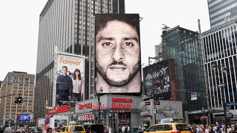 Colin Kaepernick war Teil einer großen Werbekampagne