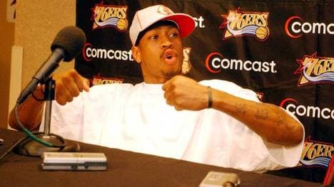 Allen Iverson hatte 2002 mit seiner "Practice"-PK einen legendären Auftritt