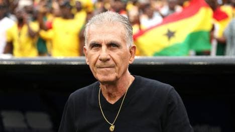 Ghanas Nationaltrainer Carlos Queiroz 