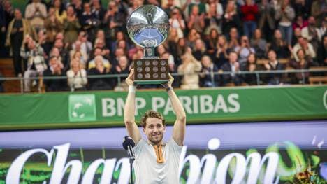 Casper Ruud jubelt in Stockholm