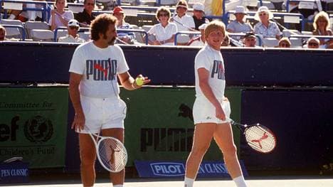 Ion Tririac (r.) machte Boris Becker zu einer globalen Marke