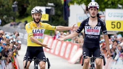 Dominierten in der Schweiz: Adam Yates und Joao Almeida (r.)
