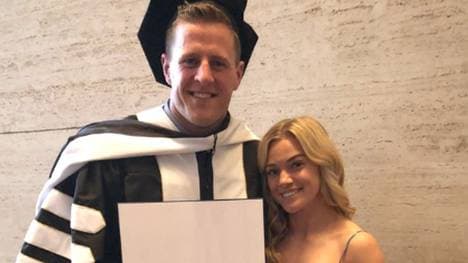 NFL-Star J.J. Watt von den Houston Texans erhielt einen Doktortitel