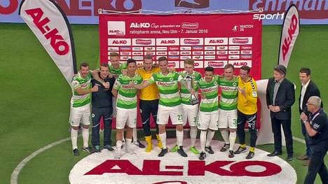 Greuther Fürth setzte sich 2016 im Finale gegen Kaiserslautern durch