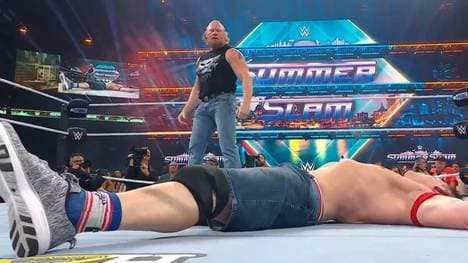 Brock Lesnar ging am Ende des WWE SummerSlam auf John Cena los