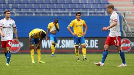 Eintracht Braunschweig wirkt gegen den Hamburger SV überfordert