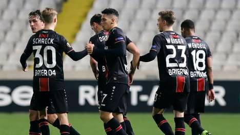 FBL-EUR-C3-LARNACA-LEVERKUSEN Beim Kantersieg in Larnaka trug sich auch Kapitän Paulinho in die Torschützenliste ein