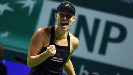 Angelique Kerber darf auf das Halbfinale bei den WTA-Finals hoffen
