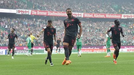 Serge Gnabry traf gegen Bremen zum 1:0