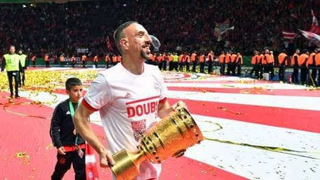 Seif Ribéry (hinten) könnte in einigen Jahren in die Fußstapfen seines Vaters Franck Ribéry treten