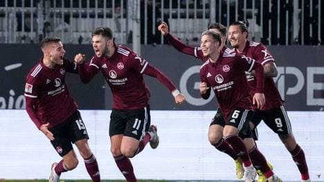 Der 1. FC Nürnberg trifft spät zum Sieg