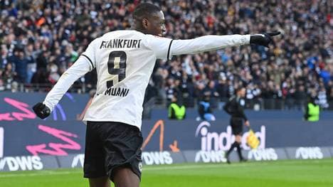 Randal Kolo Muani trumpft bei Frankfurt auf