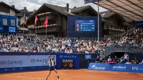 Alexander Bublik beim Finale in Gstaad