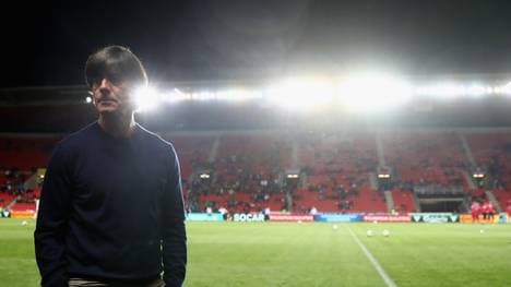 Jaochim Löw steht mit dem deutschen Team vor der Qualifikation für die WM