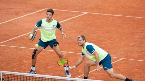 Kevin Krawietz (r.) und Andreas Mies gewannen 2019 den Doppel-Titel der French Open