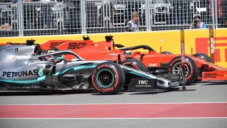 Lewis Hamilton und Sebastian Vettel