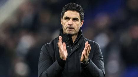 Arsenal-Coach Mikel Arteta will gegen die Seagulls die Tabellenführung verteidigen! 