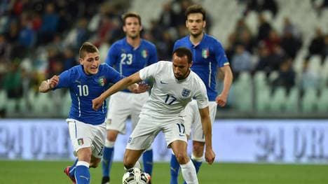 Andros Townsend (r.) erzielt den Ausgleich für die englische Nationalmannschaft