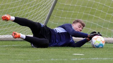 Oppermann hütete für die zweite HSV-Mannschaft das Tor