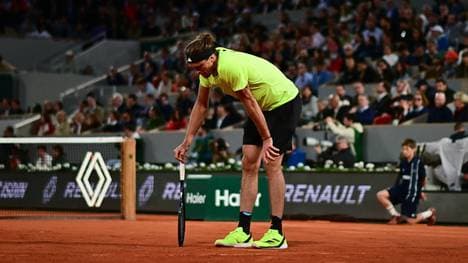 Alexander Zverev ist bei den French Open an Novak Djokovic gescheitert