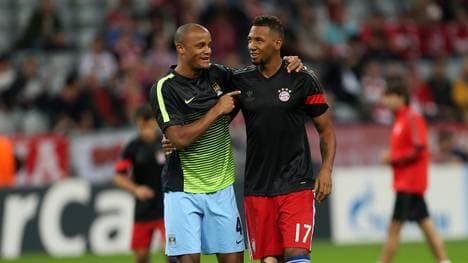 Einst Kollegen: Vincent Kompany (l.) und Jérôme Boateng