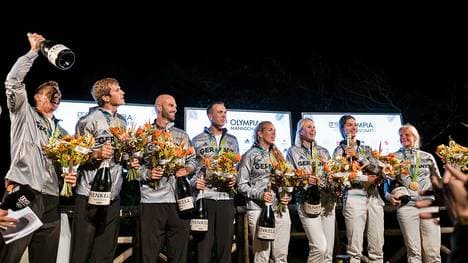 Die Doppelvierer der Ruderer sorgten für zwei von drei deutschen Goldmedaillen am Donnerstag