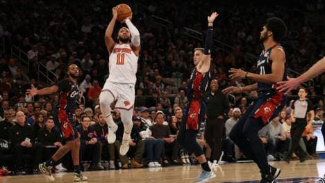 Brunson (M.) gehörte zu den aktivsten Knicks-Spielern