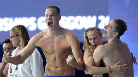 Die deutsche Mixed-Staffel hat bei der EM völlig überraschend Gold geholt