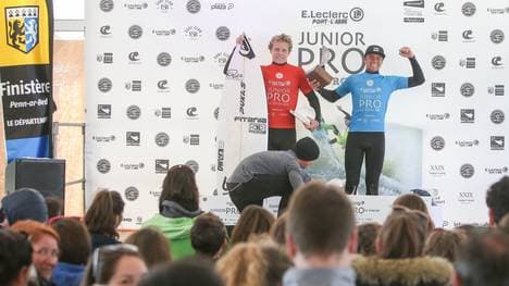 Lenni Jensen wird sensationell Zweiter beim Junior Pro in La Torche