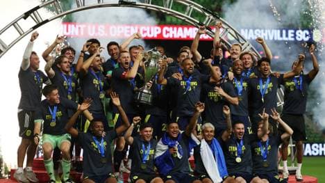 Pokalsieger: Hany Mukhtar (M.) und der Nashville SC 