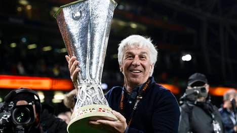 Gian Piero Gasperini gewann 2024 mit Bergamo die Europa League
