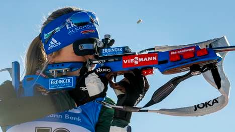 Franziska Preuß traf 19 von 20 Scheiben