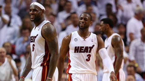 Indiana Pacers v Miami Heat - Game Seven Bei den Miami Heat feierten LeBron James und Dwyane Wade zwei NBA-Titel