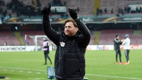Ralph Hasenhüttl bestreitet mit RB Leipzig gegen Frankfurt ein Montagsspiel