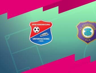 SpVgg Unterhaching - FC Erzgebirge Aue: Tore und Highlights | 3. Liga