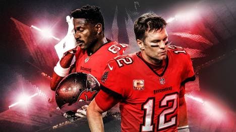 Wiedervereint mit NFL-Superstar Tom Brady bei den Bucs: Skandal-Football-Profi Antonio Brown