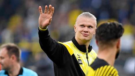 Erling Haaland beim Benefizspiel in Dortmund