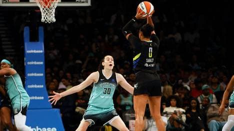 Satou Sabally im Spiel in New York