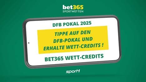 bet365 Wett-Credits für den DFB-Pokal am 2.12. 