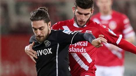 Der Vertrag von David Ulm (l.) mit dem SV Sandhausen lief im Sommer aus
