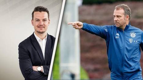 SPORT1-Chefreporter Digital Florian Plettenberg (l.) hält eine Vertragsverlängerung für Hansi Flick für angebracht