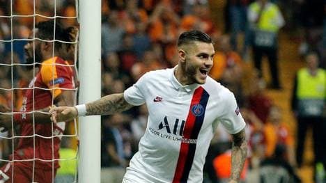 Mauro Icardi traf für Paris Saint-Germain gegen Galatasaray