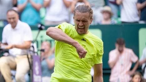 Große Erleichterung bei Alexander Zverev in Halle