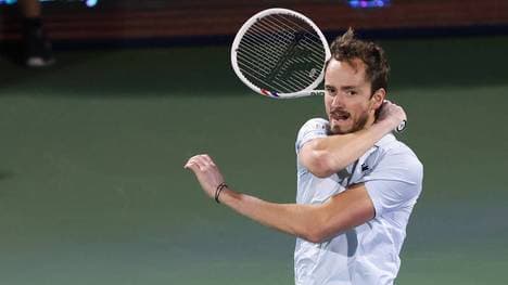Daniil Medvedev leistete sich beim ATP-Turnier in Dubai einen Ausraster